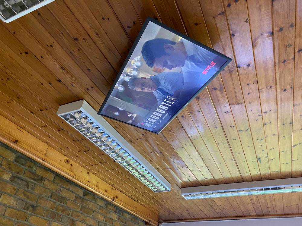 Ceiling Mounted TV
