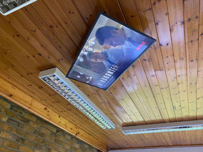 Ceiling Mounted TV